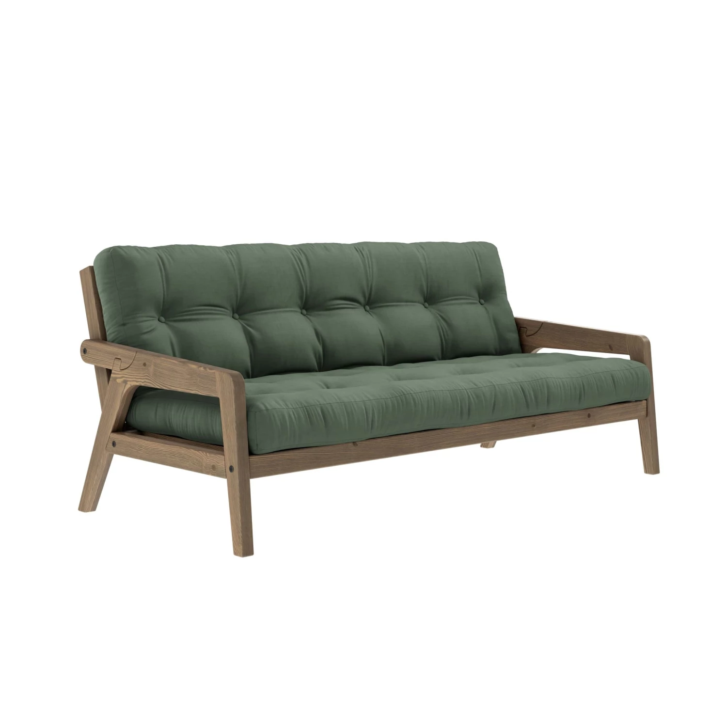 Banquette Ajustable GRAB En Pin Massif Foncé Avec Matelas Futon 130x190 19 Banquette Ajustable GRAB En Pin Massif Foncé Avec Matelas Futon 130x190 – Image 17