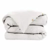 Housse De Couette Double Gaze De Coton Blanc 1 Housse De Couette Double Gaze De Coton Blanc -Doublures De Lit Soldes 2024 hc blanc
