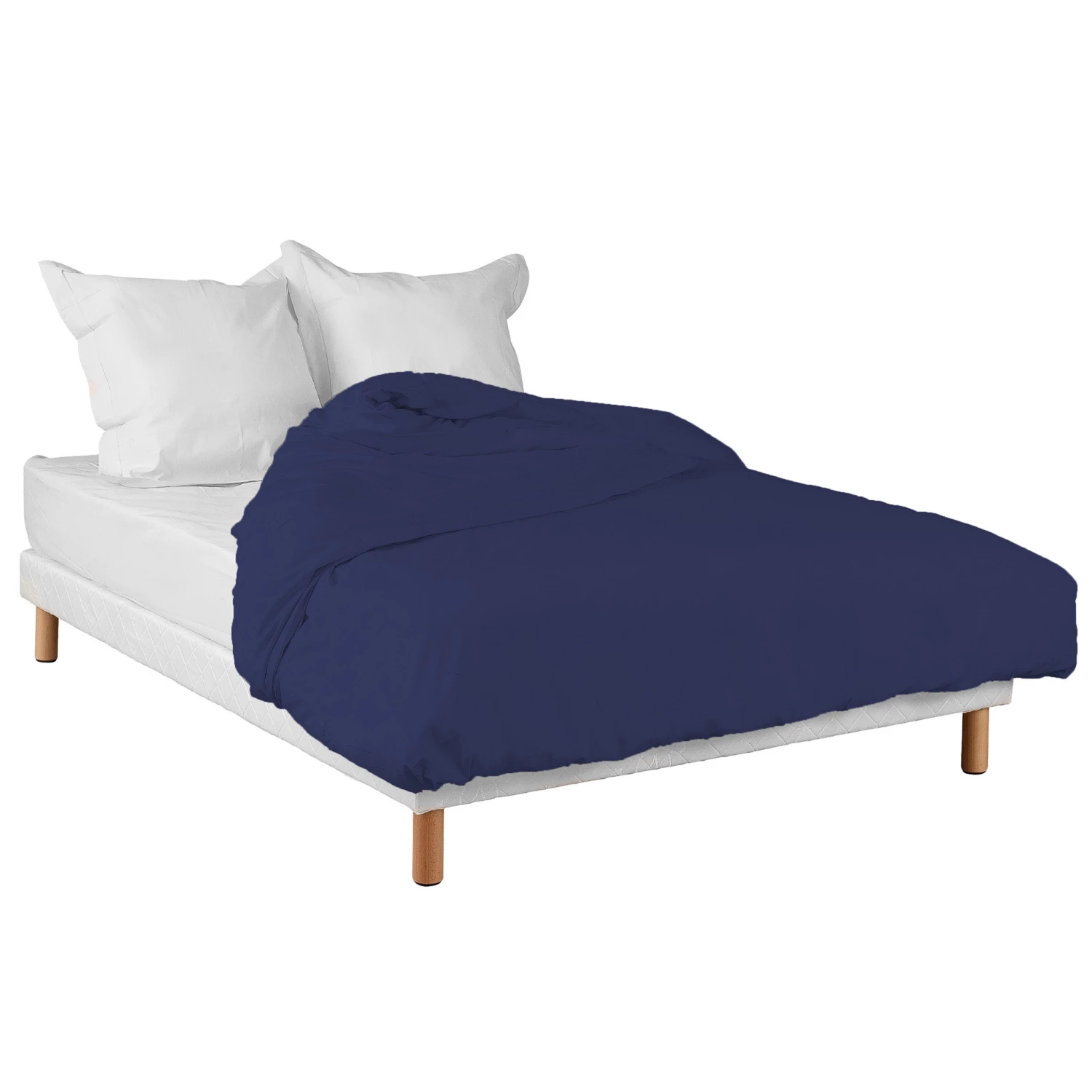 Housse De Couette Bleu Marine 100% Coton 3 Housse De Couette Bleu Marine 100% Coton