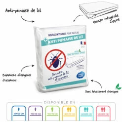 Housse De Matelas Anti-acariens Et Anti-punaises Sans Traitement 9 Housse De Matelas Anti-acariens Et Anti-punaises Sans Traitement -Doublures De Lit Soldes 2024 housse complete anti punaise anti acariens 3
