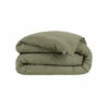 Housse De Couette Flanelle Kaki 2 Housse De Couette Flanelle Kaki -Doublures De Lit Soldes 2024 housse couette kaki fond blanc 1