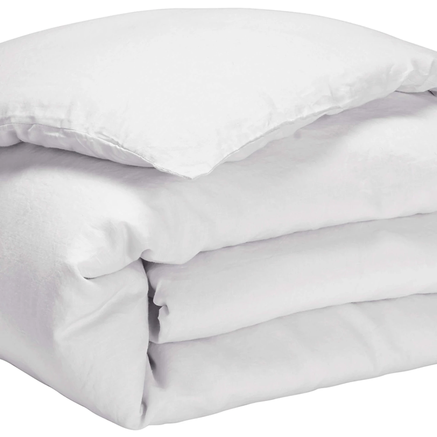 Housse De Couette Blanc 100% Lin 4 Housse De Couette Blanc 100% Lin – Image 2