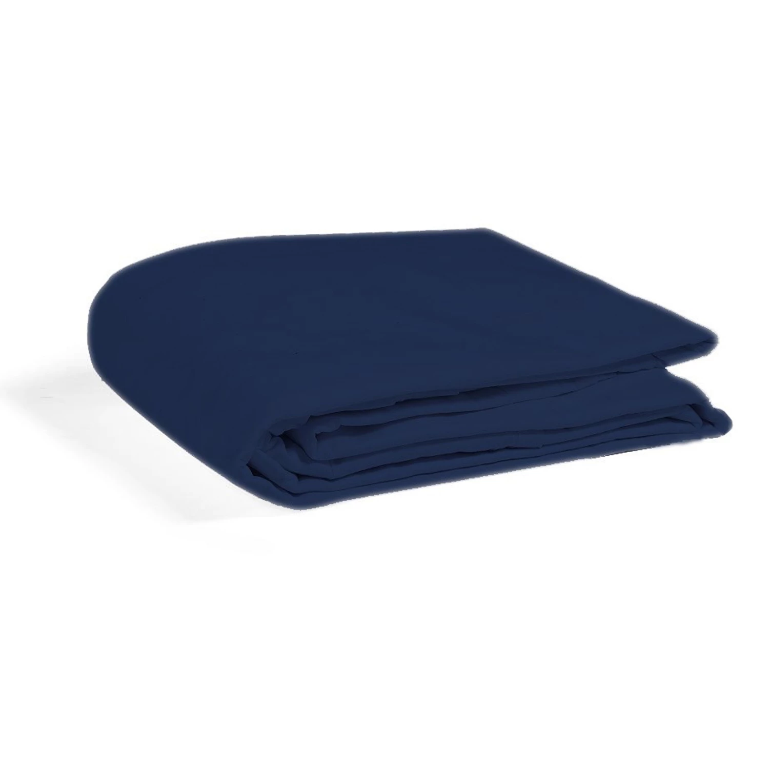 Housse De Couette Bleu Marine 100% Coton 4 Housse De Couette Bleu Marine 100% Coton – Image 2