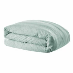 Housse De Couette 100% Coton Broderie Anglaise 13 Housse De Couette 100% Coton Broderie Anglaise -Doublures De Lit Soldes 2024 housse de couette jeanne bleu craie fond blanc