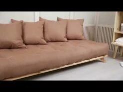 Lit Futon Senza En Bois Massif Naturel -Doublures De Lit Soldes 2024 hqdefault 54 21