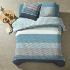 Parure De Lit Jealla Bleu -Doublures De Lit Soldes 2024 jealla vue du dessus