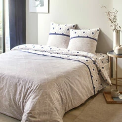 Parure De Lit Kathy Gris 240x220