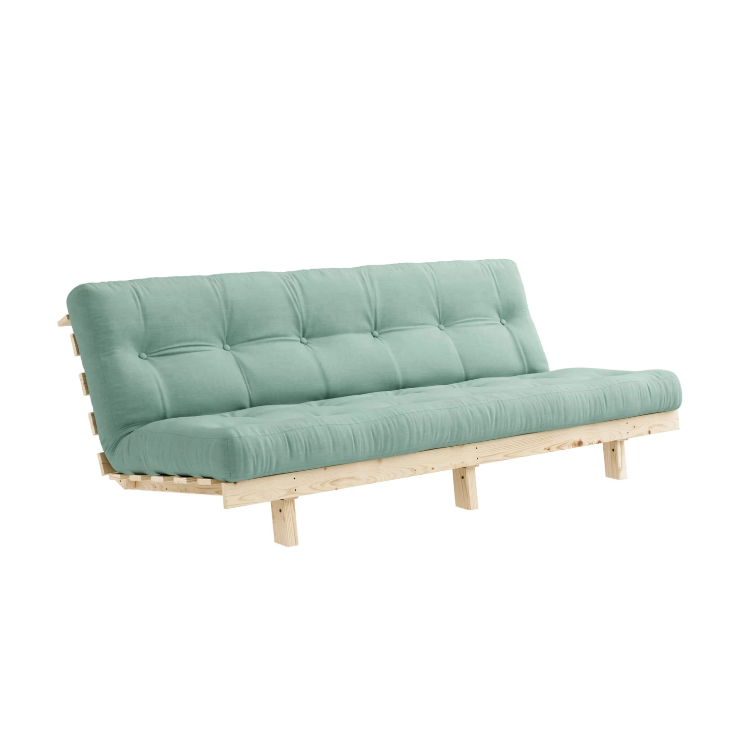 Banquette Ajustable LEAN En Pin Massif Naturel Avec Matelas Futon 130x190 3 Banquette Ajustable LEAN En Pin Massif Naturel Avec Matelas Futon 130x190