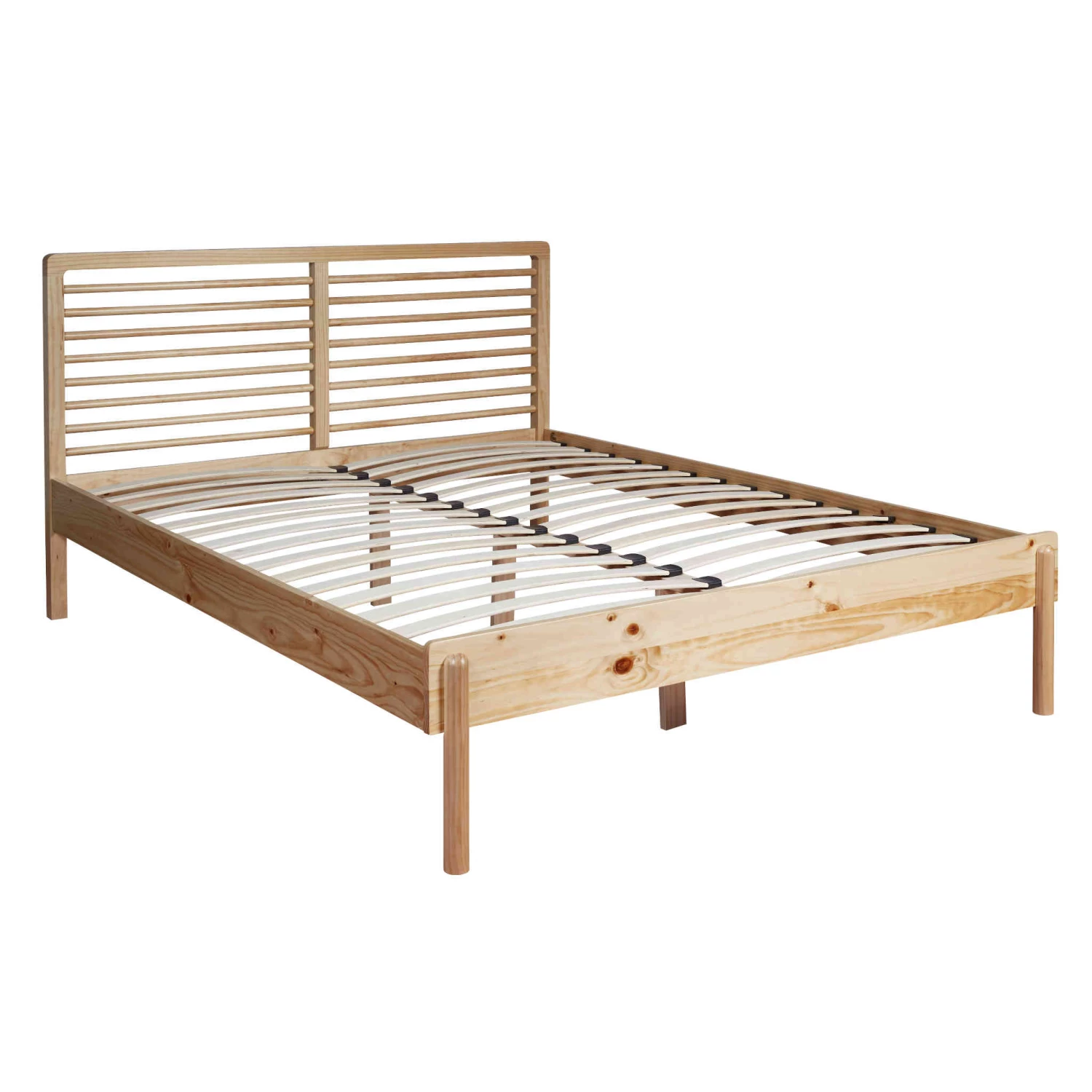 Lit En Bois Massif Avec Sommier 140x190 - LT17002 4 Lit En Bois Massif Avec Sommier 140x190 - LT17002 – Image 2