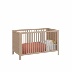 Lit Bébé à Barreaux En Bois Imitation Chêne Clair 70x140 Avec Pans 140 Cm - LT5050-2 10 Lit Bébé à Barreaux En Bois Imitation Chêne Clair 70x140 Avec Pans 140 Cm - LT5050-2 -Doublures De Lit Soldes 2024 lit anatole 2 1