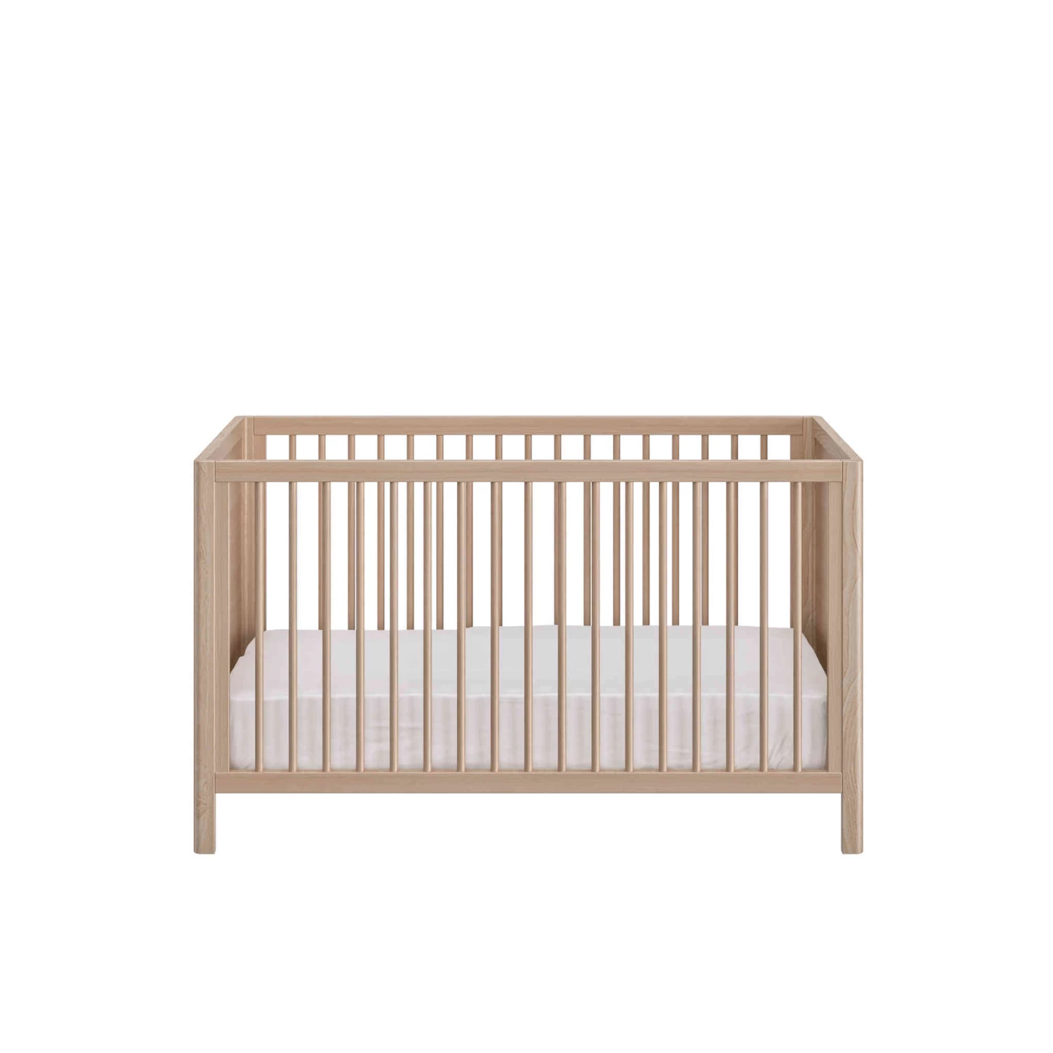 Lit Bébé à Barreaux En Bois Imitation Chêne Clair 70x140 - LT5050-1 5 Lit Bébé à Barreaux En Bois Imitation Chêne Clair 70x140 - LT5050-1 – Image 3