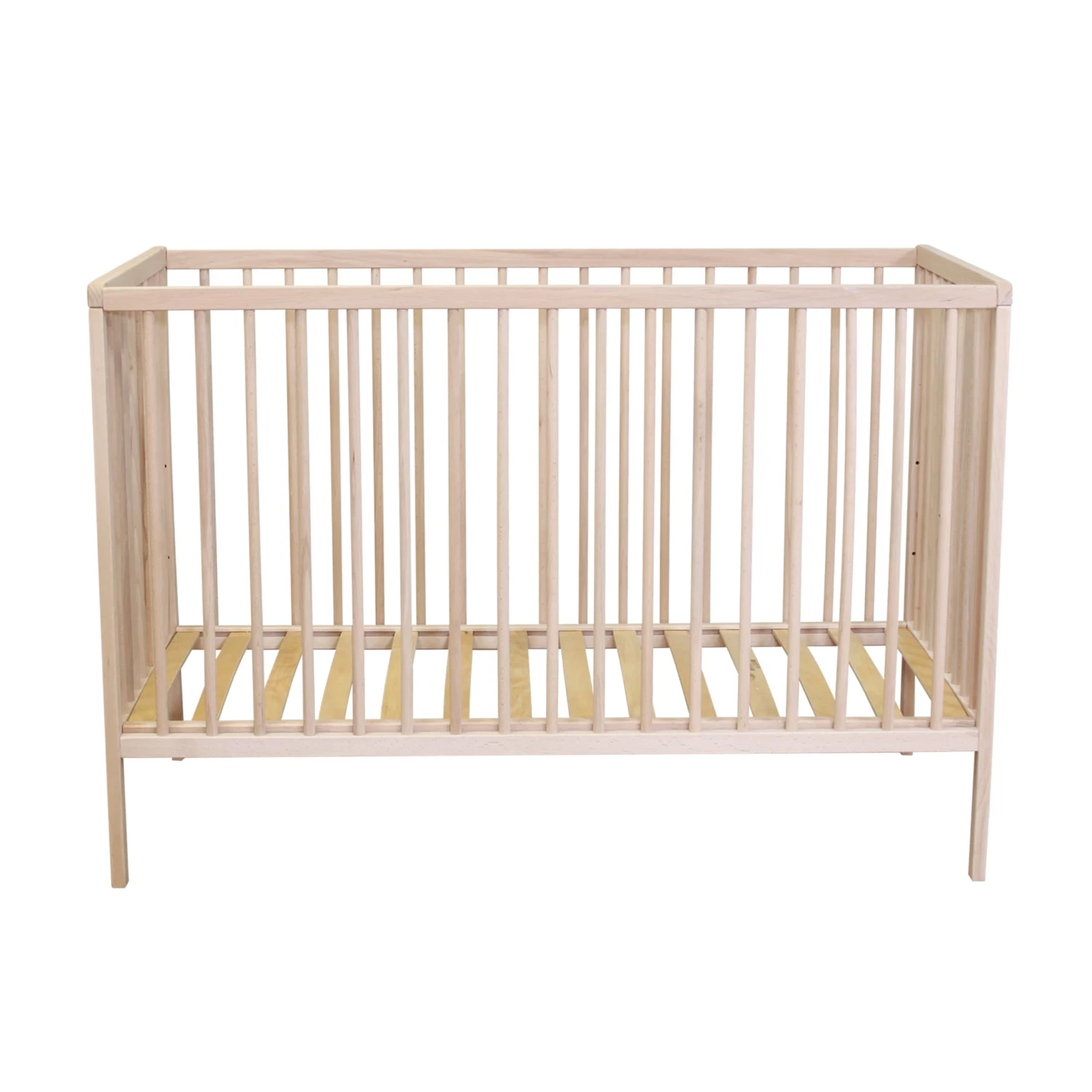 Lit Bébé à Barreaux En Bois Massif Avec Sommier Réglable En Hauteur 120x60 10 Lit Bébé à Barreaux En Bois Massif Avec Sommier Réglable En Hauteur 120x60 – Image 8