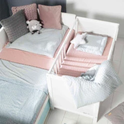 Lit Bébé D'appoint En Bois Blanc Roba 60x120 7 Lit Bébé D'appoint En Bois Blanc Roba 60x120 -Doublures De Lit Soldes 2024 lit b b d appoint en bois blanc 60x120 ambiance1