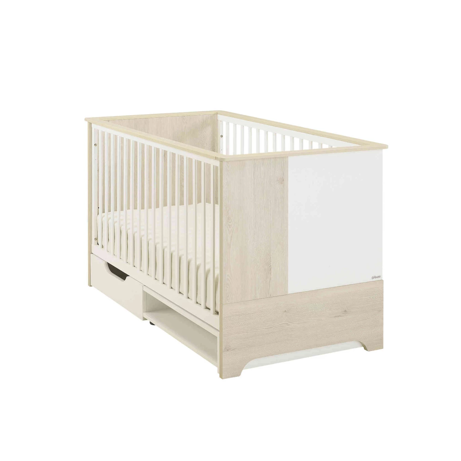 Lit Bébé évolutif Sacha 70x140 + Tiroir De Lit - Galipette 3 Lit Bébé évolutif Sacha 70x140 + Tiroir De Lit - Galipette