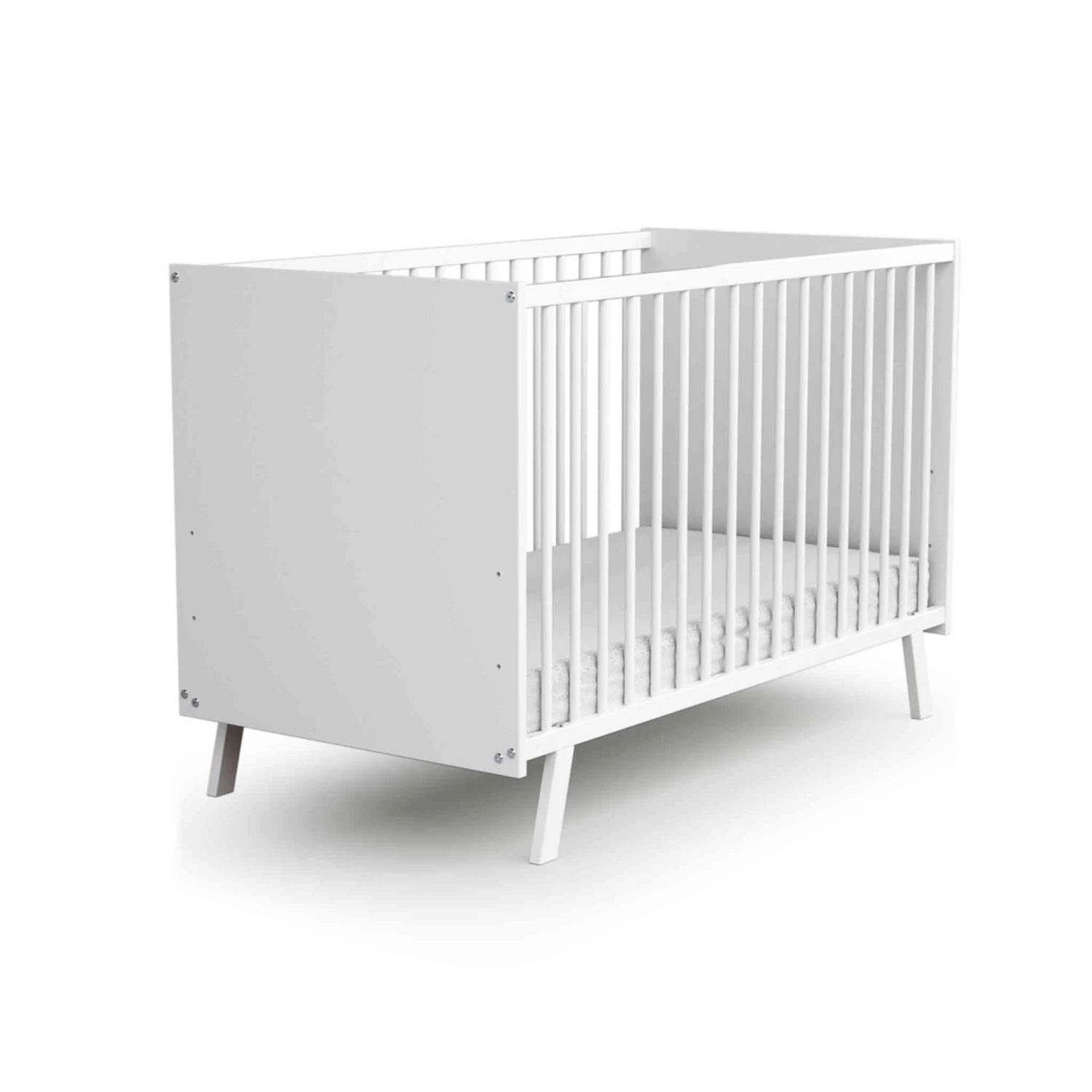 Lit Bébé En Bois Massif Avec Sommier Réglable CARNAVAL 60x120 6 Lit Bébé En Bois Massif Avec Sommier Réglable CARNAVAL 60x120 – Image 5