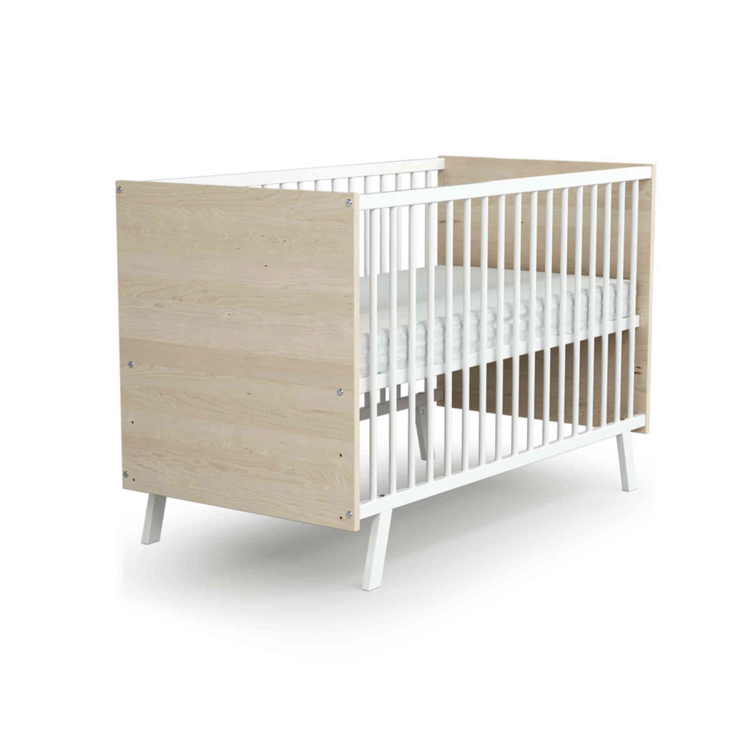 Lit Bébé En Bois Massif Avec Sommier Réglable CARNAVAL 60x120 3 Lit Bébé En Bois Massif Avec Sommier Réglable CARNAVAL 60x120 – Image 2