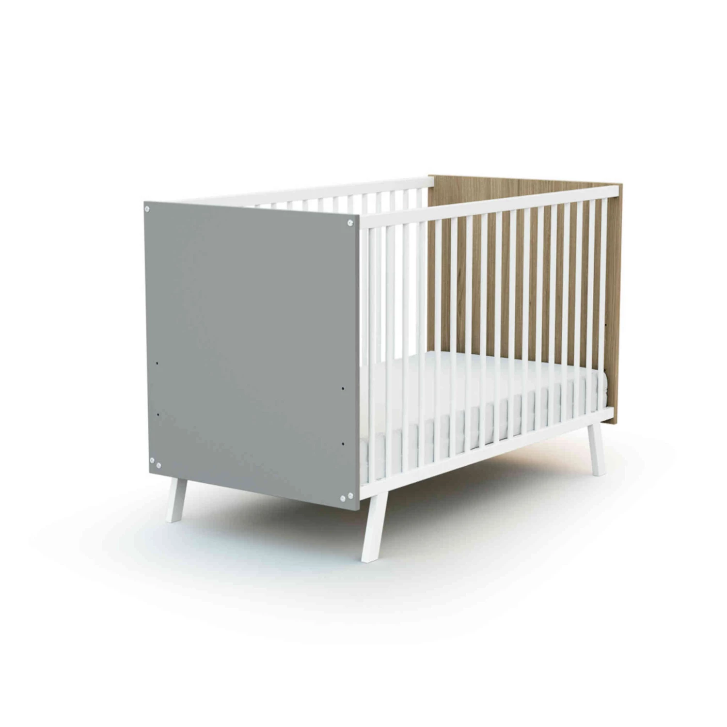 Lit Bébé En Bois Massif Avec Sommier Réglable CARNAVAL 60x120 5 Lit Bébé En Bois Massif Avec Sommier Réglable CARNAVAL 60x120 – Image 4