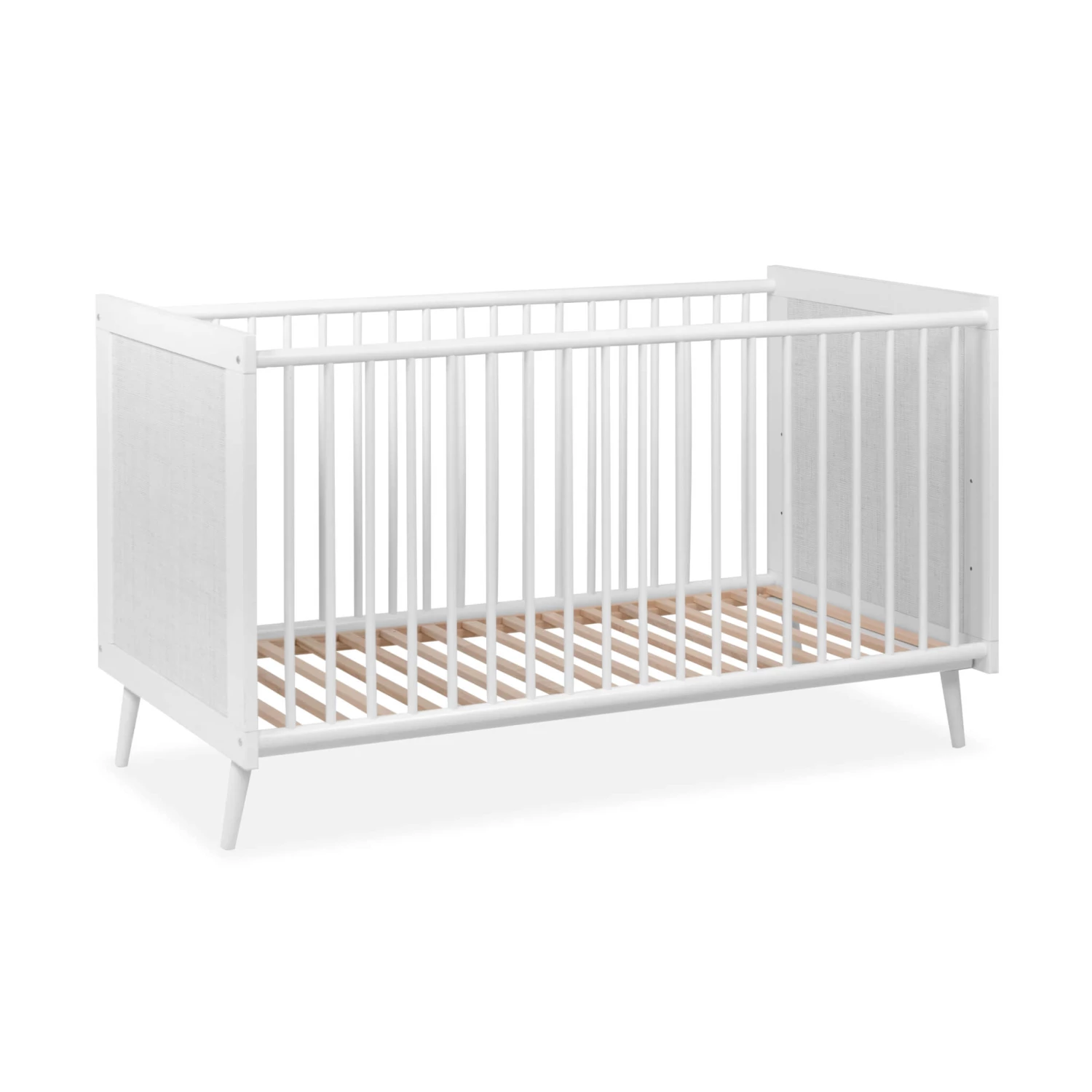 Lit Bébé à Barreaux En Bois Imprimé Cannage - LT7085 10 Lit Bébé à Barreaux En Bois Imprimé Cannage - LT7085 – Image 8