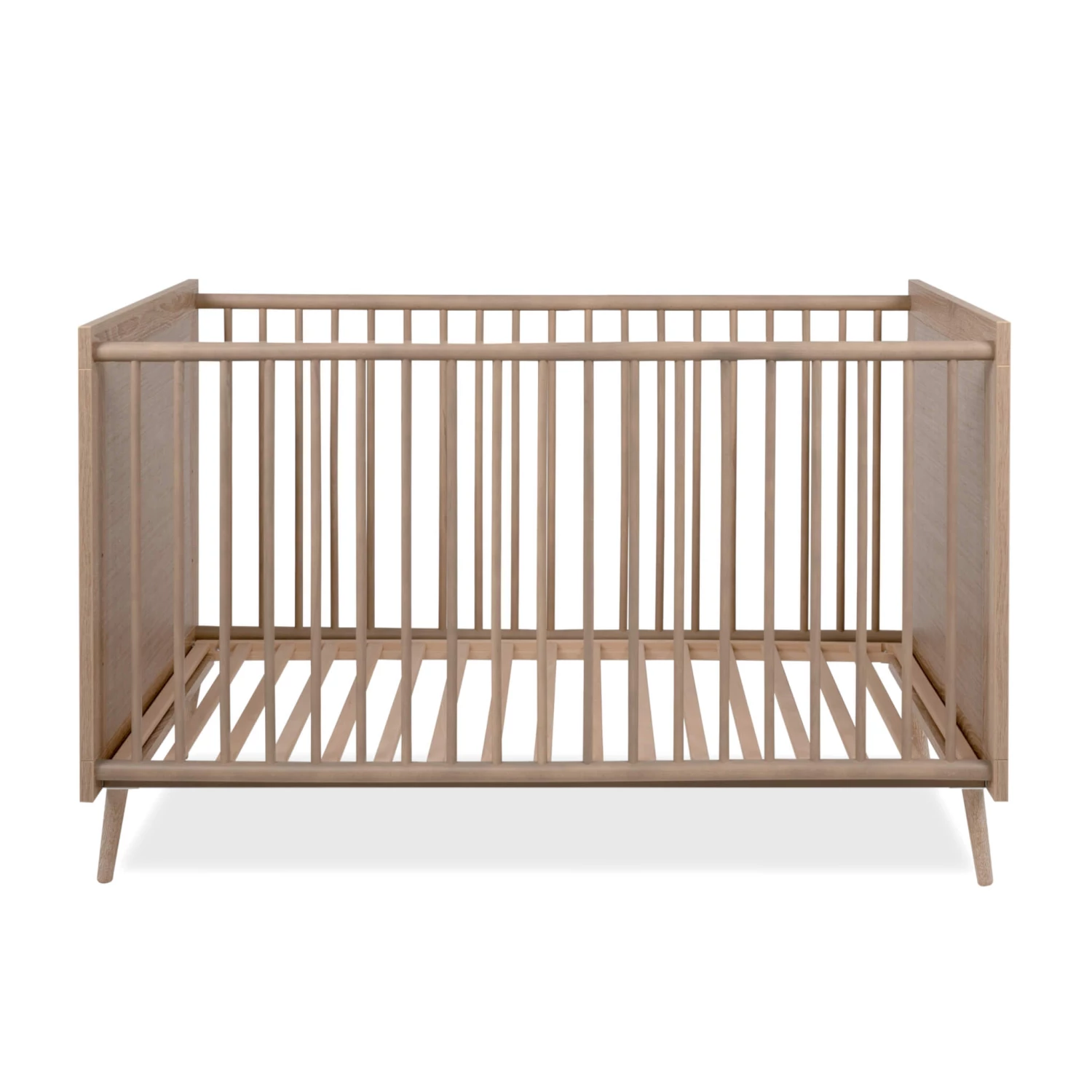 Lit Bébé à Barreaux En Bois Imprimé Cannage - LT7085 3 Lit Bébé à Barreaux En Bois Imprimé Cannage - LT7085