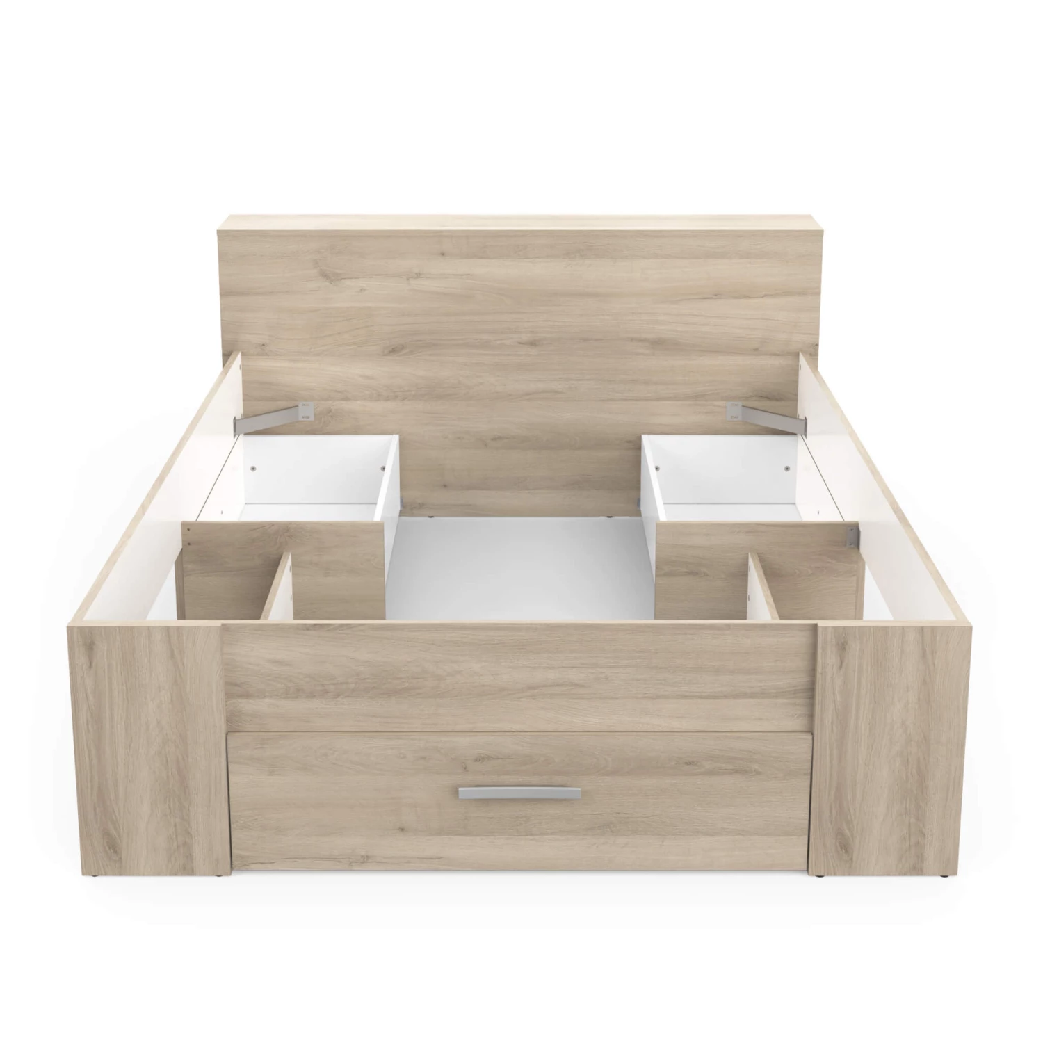 Lit En Bois Avec Tiroir Imitation Chêne Kronberg - LT177 7 Lit En Bois Avec Tiroir Imitation Chêne Kronberg - LT177 – Image 5