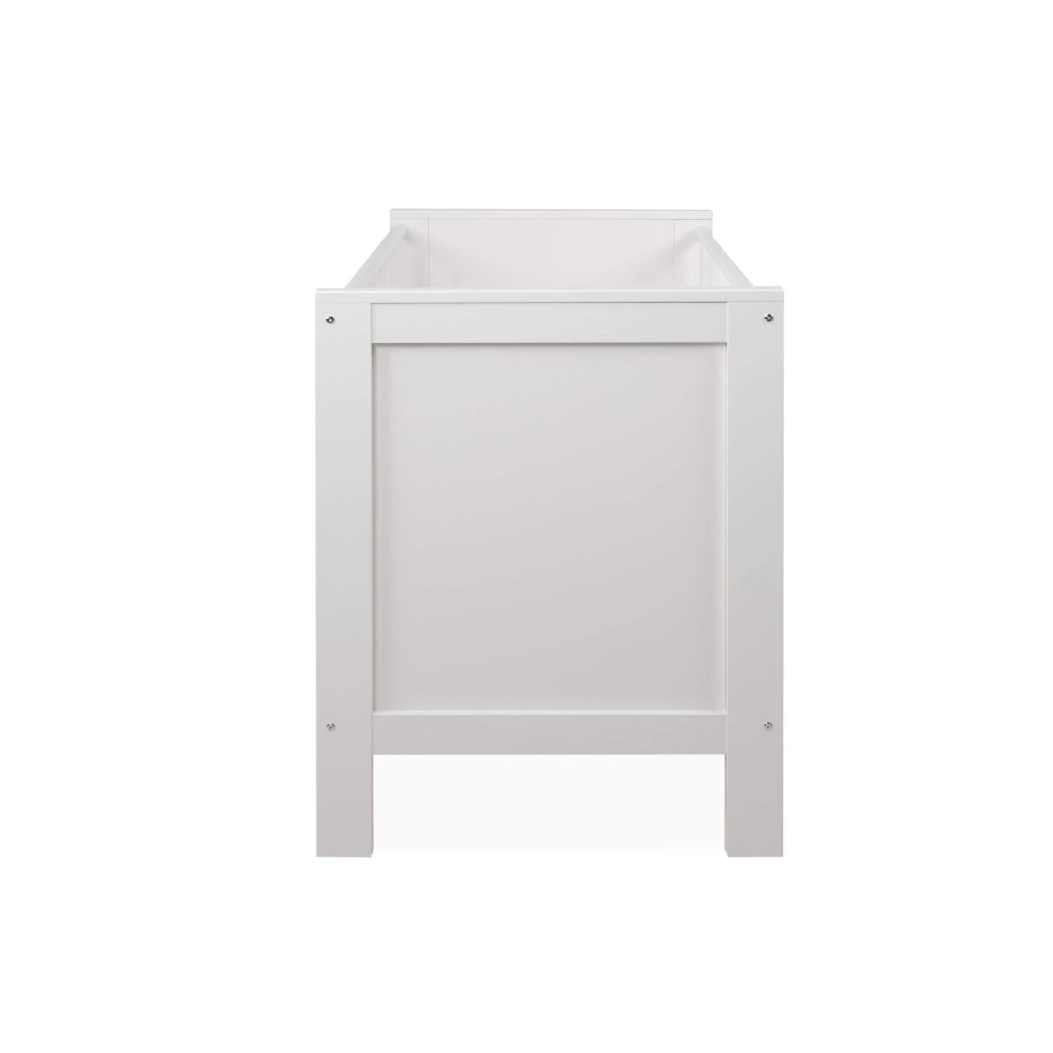 Lit Bébé à Barreaux En Bois Blanc - LT7084 7 Lit Bébé à Barreaux En Bois Blanc - LT7084 – Image 5