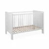 Lit Bébé à Barreaux En Bois Blanc - LT7084 2 Lit Bébé à Barreaux En Bois Blanc - LT7084 -Doublures De Lit Soldes 2024 lit landwood fond blanc 3