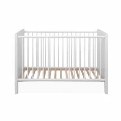 Lit Bébé à Barreaux En Bois Blanc - LT7084 11 Lit Bébé à Barreaux En Bois Blanc - LT7084 -Doublures De Lit Soldes 2024 lit landwood fond blanc 4