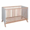 Lit Bébé En Bois Massif Blanc Et Naturel Style Scandinave 60x120 1 Lit Bébé En Bois Massif Blanc Et Naturel Style Scandinave 60x120 -Doublures De Lit Soldes 2024 lit mati fond blanc 2