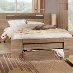 Tiroir De Lit Enfant Effet Chêne Fusain TL5002 7 Tiroir De Lit Enfant Effet Chêne Fusain TL5002 -Doublures De Lit Soldes 2024 lit moka3