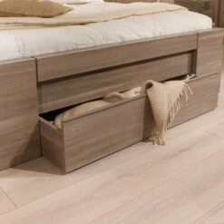 Lit Tiroir Adulte Effet Chêne Fusain LI5002 10 Lit Tiroir Adulte Effet Chêne Fusain LI5002 -Doublures De Lit Soldes 2024 lit moka 1