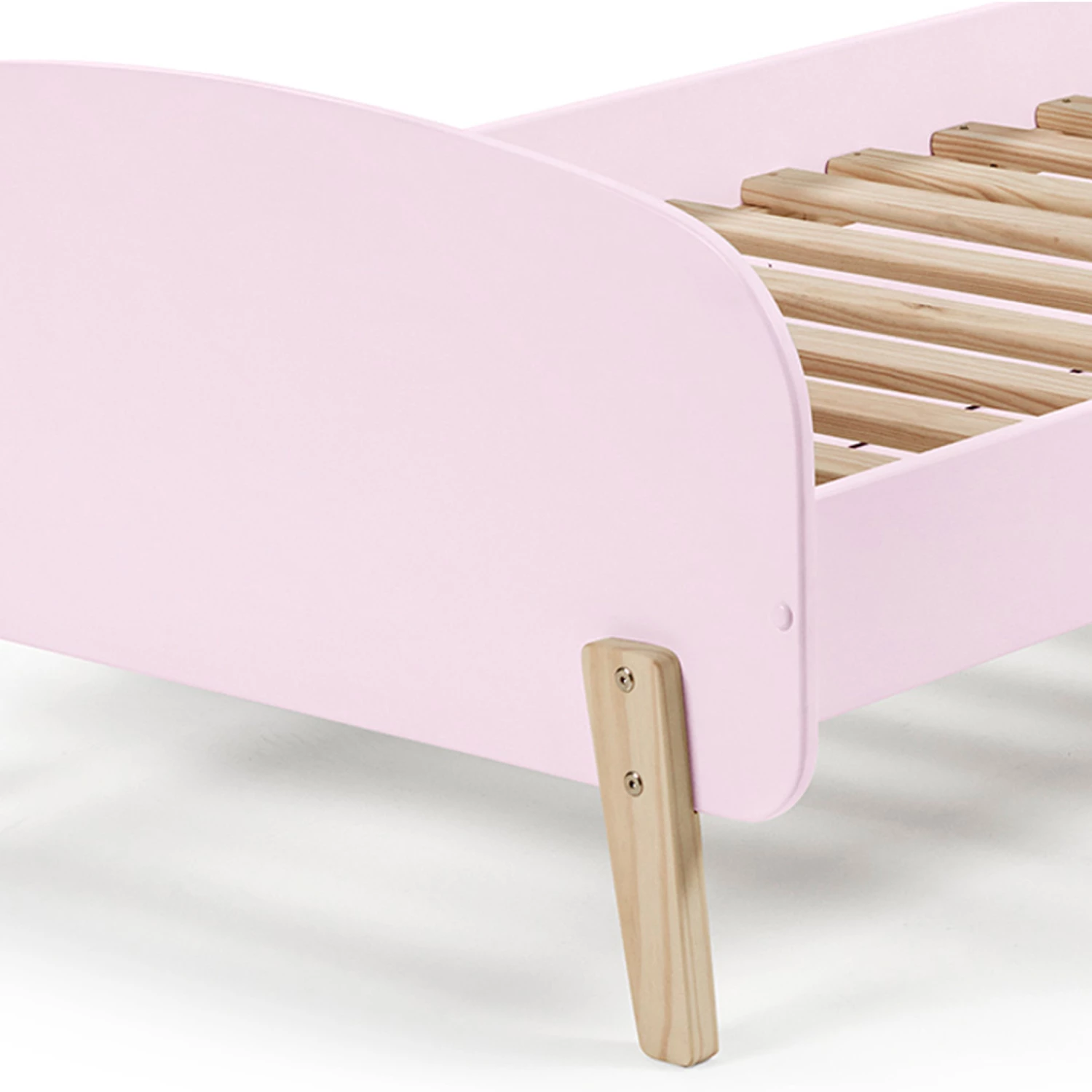 Lit Enfant 90x200 Rose Avec Sommier - Terre De Nuit 5 Lit Enfant 90x200 Rose Avec Sommier - Terre De Nuit – Image 3