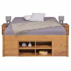 Lit Multi-rangements Avec Sommier Intégré En Pin Massif - LT12119 11 Lit Multi-rangements Avec Sommier Intégré En Pin Massif - LT12119 -Doublures De Lit Soldes 2024 lit till 140 face table de chevet fond blanc