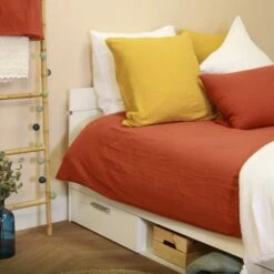 Lit Tiroirs Blanc Perle 16 Lit Tiroirs Blanc Perle -Doublures De Lit Soldes 2024 lit tiroir ambiance 3 1