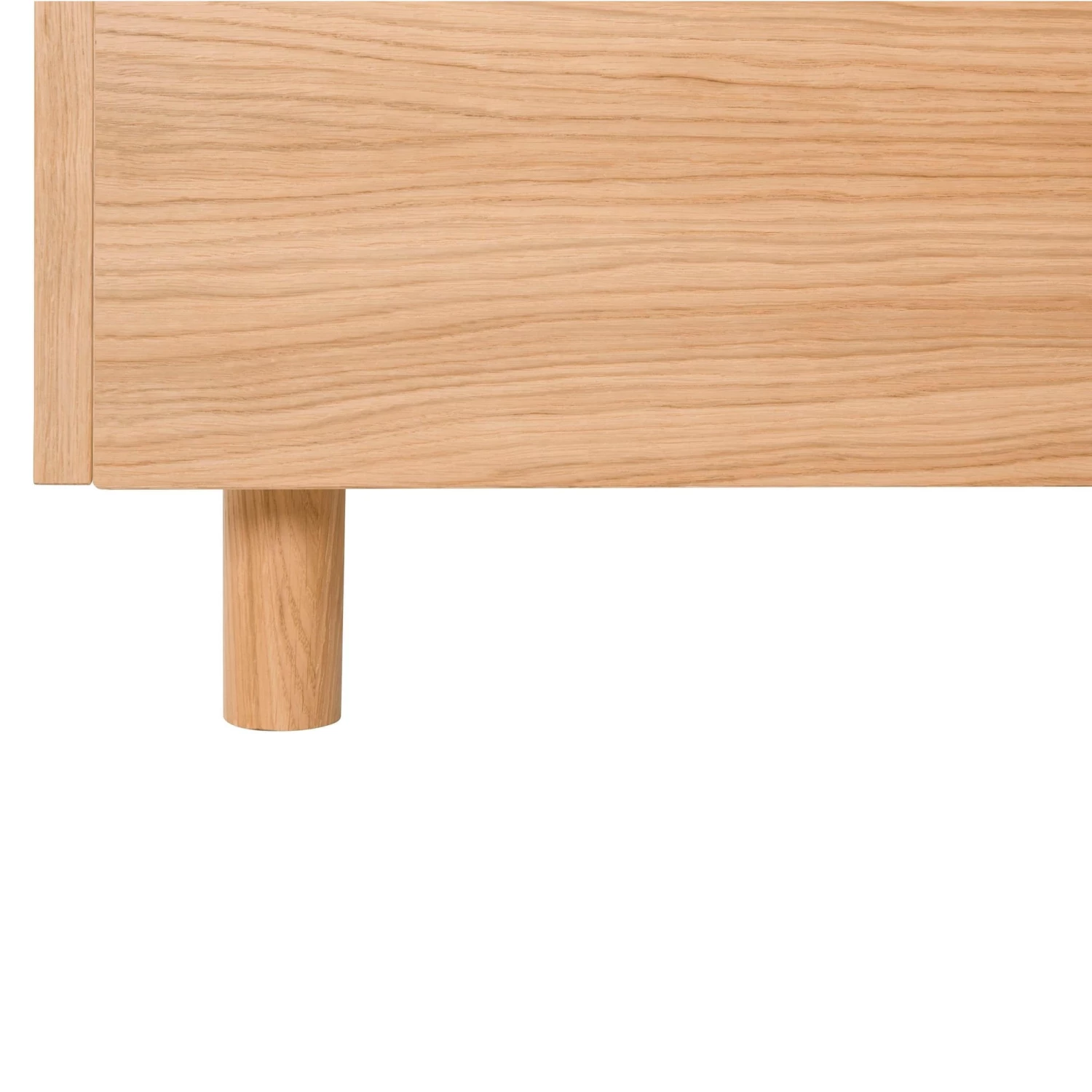 Lit Avec Tête De Lit Incurvée Et Pieds En Bois Massif 160x200 - LT0079 5 Lit Avec Tête De Lit Incurvée Et Pieds En Bois Massif 160x200 - LT0079 – Image 3