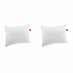 Lot De 2 Oreillers Epeda Floralie Confort Médium 7 Lot De 2 Oreillers Epeda Floralie Confort Médium -Doublures De Lit Soldes 2024 lot 2 oreillers epeda dacron 50x70 fond blanc