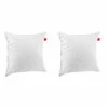 Lot De 2 Oreillers Epeda Floralie Confort Médium -Doublures De Lit Soldes 2024 lot 2 oreillers epeda dacron 65x65 fond blanc