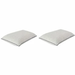 Lot De 2 Oreillers Softmemory Effet Mémoire De Forme Someo 40x60