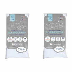 Lot De 2 Protèges Matelas Bébé Allergostop Sans Traitement