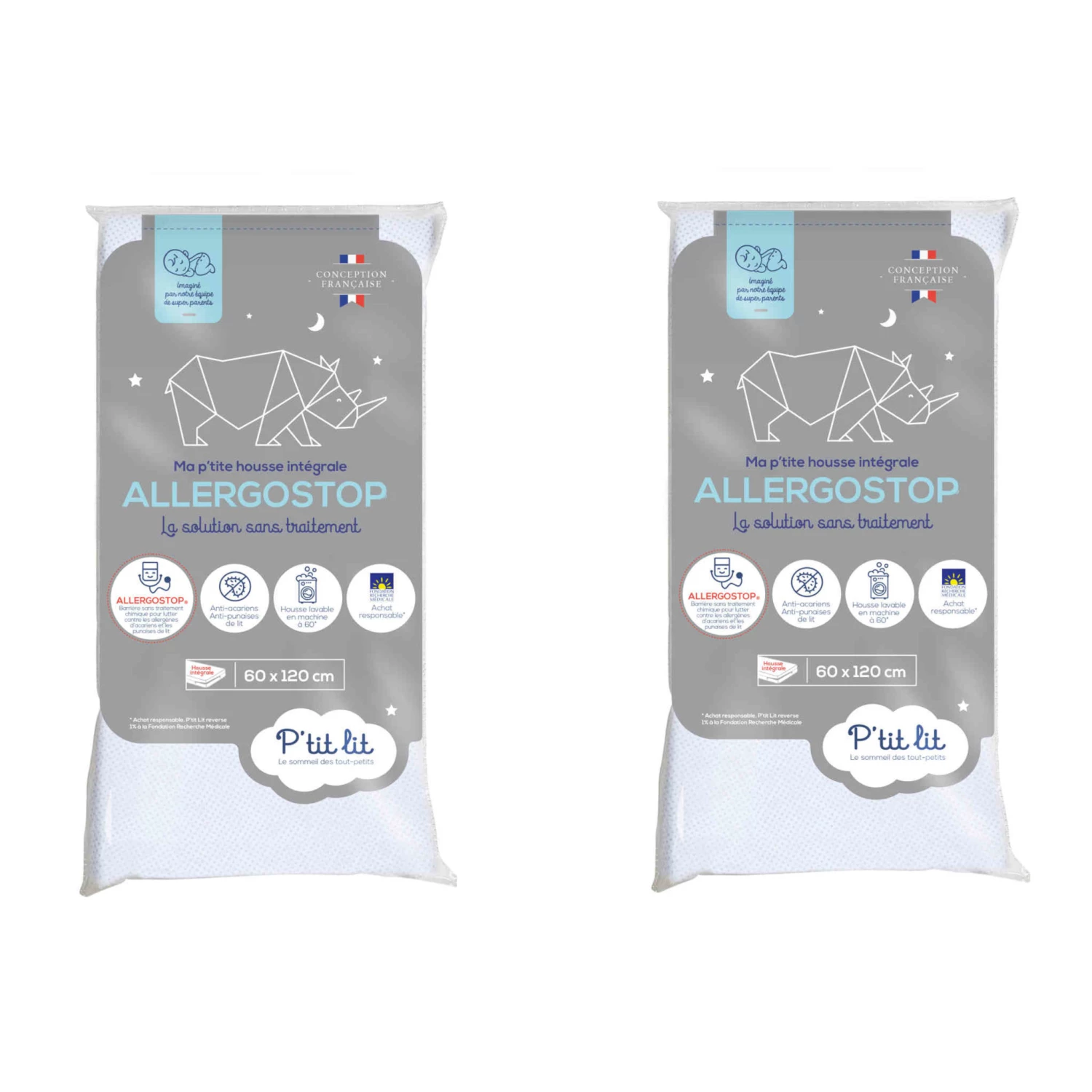 Lot De 2 Protèges Matelas Bébé Allergostop Sans Traitement 3 Lot De 2 Protèges Matelas Bébé Allergostop Sans Traitement