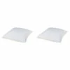 Lot De 2 Protèges Oreillers Molleton 100% Coton -Doublures De Lit Soldes 2024 lot 2 protege oreiller fond blanc 1