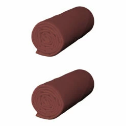 Lot De 2 Draps Housses Jersey Terre De Sienne Bonnet 40 Cm