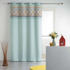 Rideau à œillets Luisa 140x260 Cm 8 Rideau à œillets Luisa 140x260 Cm -Doublures De Lit Soldes 2024 luisa menthe