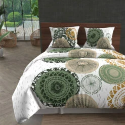 Parure De Lit Massai Blanc