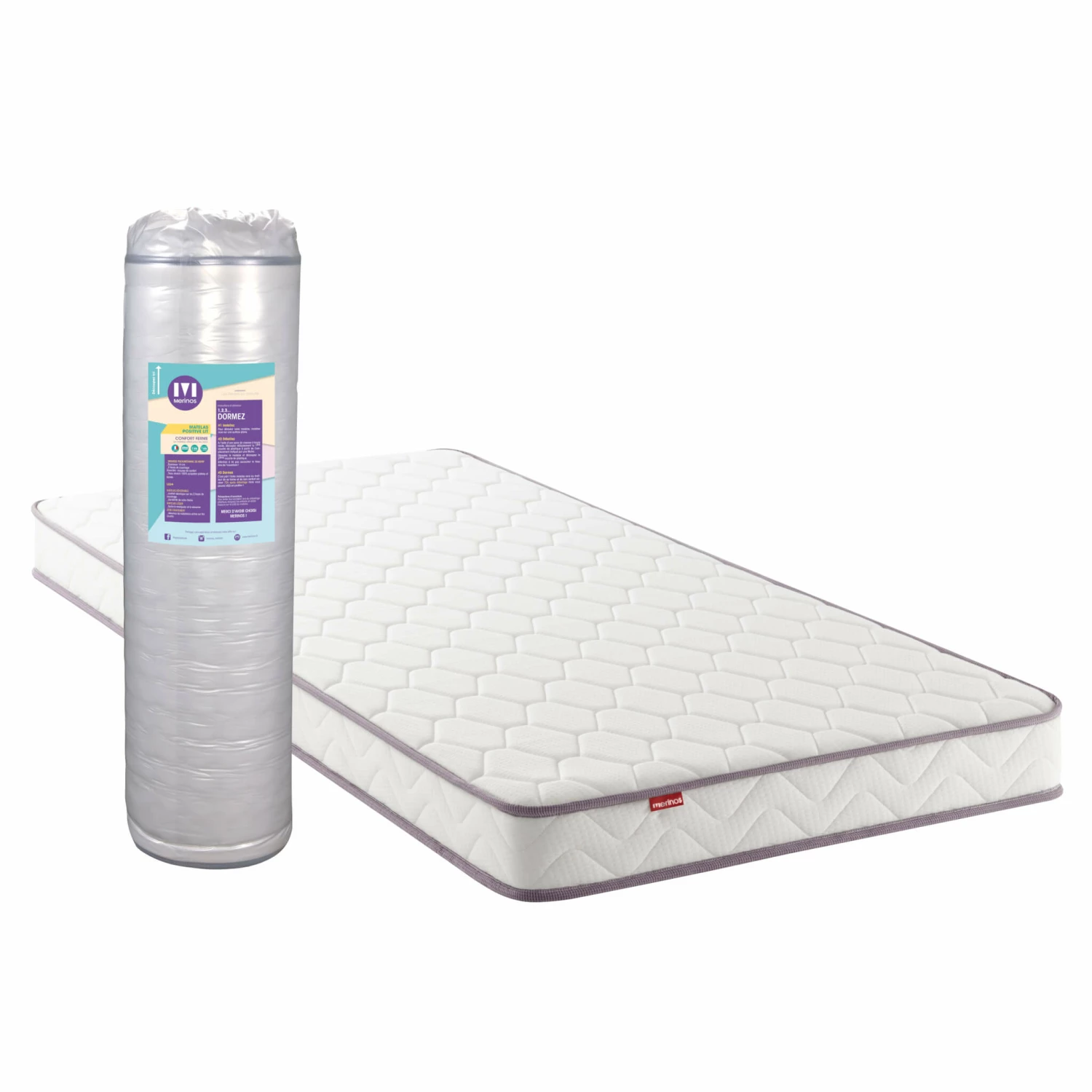 Matelas Merinos Junior Mousse Positive Lit 12 Matelas Merinos Junior Mousse Positive Lit – Image 10