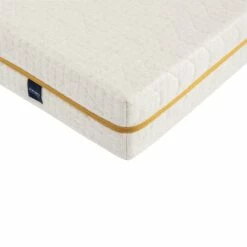 Ensemble Matelas Mousse Recyclée, Sommier, Pieds Et Tête De Lit Aube 400 - SOMEO 19 Ensemble Matelas Mousse Recyclée, Sommier, Pieds Et Tête De Lit Aube 400 - SOMEO -Doublures De Lit Soldes 2024 matelas aube400 zoom lateral fond blanc 2