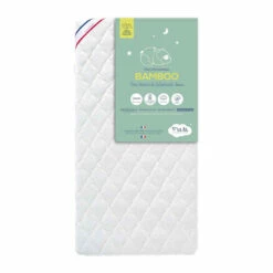 Matelas Bébé Déhoussable Ultra-doux BAMBOO Sans Traitement