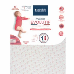 Candide Matelas Bébé Déhoussable EVOLUTIF 14 Candide Matelas Bébé Déhoussable EVOLUTIF -Doublures De Lit Soldes 2024 matelas candide evolutif zoom