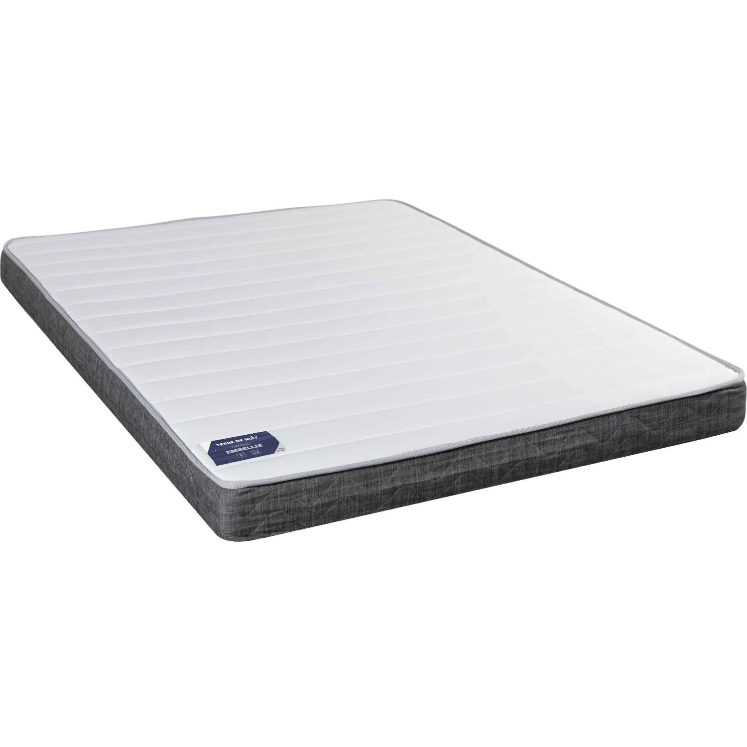 Matelas Ressorts Ensachés 5 Zones Ferme EMBELLIE 3 Matelas Ressorts Ensachés 5 Zones Ferme EMBELLIE