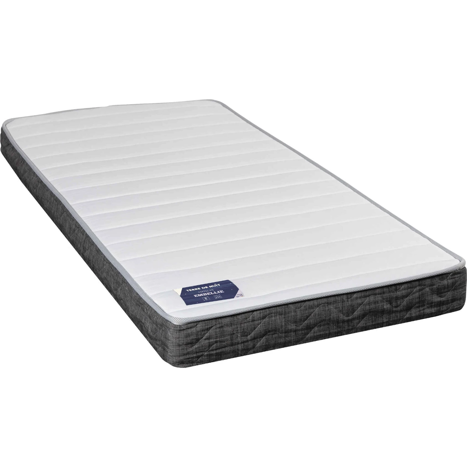 Matelas Ressorts Ensachés 5 Zones Ferme EMBELLIE 4 Matelas Ressorts Ensachés 5 Zones Ferme EMBELLIE – Image 2
