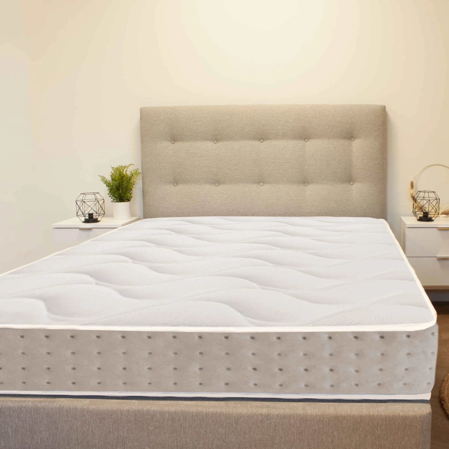 Matelas Ressorts Ensachés + Mousse Mémoire 24cm 4 Matelas Ressorts Ensachés + Mousse Mémoire 24cm – Image 2